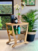 Load image into Gallery viewer, Oak Drinks Trolley
