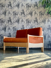 Load image into Gallery viewer, Mid-Century extendable sleeper couch