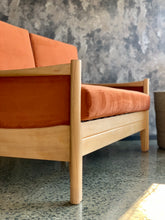 Load image into Gallery viewer, Mid-Century extendable sleeper couch