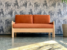 Load image into Gallery viewer, Mid-Century extendable sleeper couch