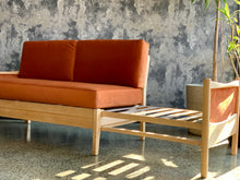 Load image into Gallery viewer, Mid-Century extendable sleeper couch