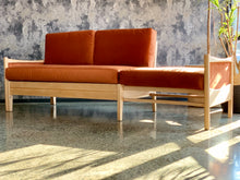 Load image into Gallery viewer, Mid-Century extendable sleeper couch