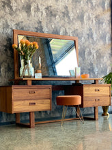 Load image into Gallery viewer, Mid-Century, Cubist Style Dressing Table (NOW WITH STOOL)