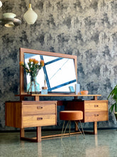 Load image into Gallery viewer, Mid-Century, Cubist Style Dressing Table (NOW WITH STOOL)