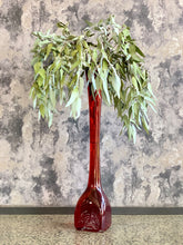 Load image into Gallery viewer, Tall Red Glass Vase