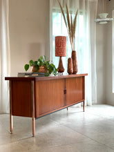 Load image into Gallery viewer, Mid-Century Tambour-door Sideboard