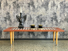 Load image into Gallery viewer, Retro Coffee Table with Tile Inlay