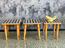Load image into Gallery viewer, Retro Side Table with Tile Inlay