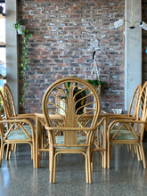 Load image into Gallery viewer, Vintage Cane Dining Set