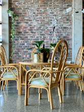 Load image into Gallery viewer, Vintage Cane Dining Set