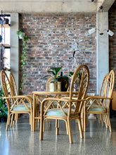 Load image into Gallery viewer, Vintage Cane Dining Set