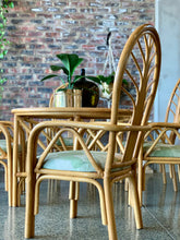 Load image into Gallery viewer, Vintage Cane Dining Set
