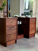 Load image into Gallery viewer, Mahogany Art Deco Influenced Dressing Chest