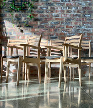 Load image into Gallery viewer, Set of 6 Beechwood Dining Chairs