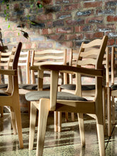 Load image into Gallery viewer, Set of 6 Beechwood Dining Chairs