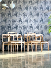 Load image into Gallery viewer, Set of 6 Beechwood Dining Chairs