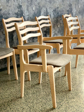 Load image into Gallery viewer, Set of 6 Beechwood Dining Chairs