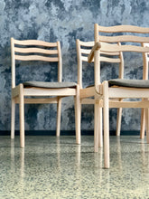 Load image into Gallery viewer, Set of 6 Beechwood Dining Chairs