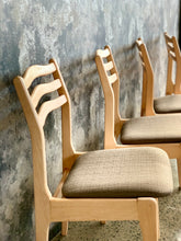 Load image into Gallery viewer, Set of 6 Beechwood Dining Chairs