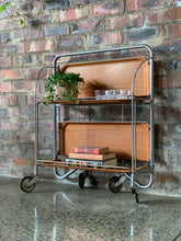 Load image into Gallery viewer, Retro Foldable Drinks Trolley