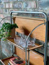 Load image into Gallery viewer, Retro Foldable Drinks Trolley