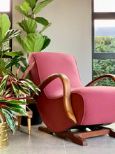 Load image into Gallery viewer, Mid-Century 'Banana' Rocking Chair