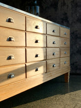 Load image into Gallery viewer, Solid Oak Haberdashery Cabinet