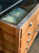 Load image into Gallery viewer, Solid Oak Haberdashery Cabinet