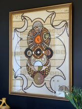 Load image into Gallery viewer, 70's Framed Embroidery
