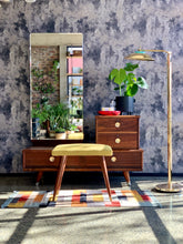 Load image into Gallery viewer, Imbuia Mid-Century Dresser & Stool