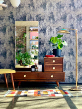 Load image into Gallery viewer, Imbuia Mid-Century Dresser & Stool