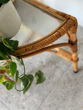 Load image into Gallery viewer, Cane Half Moon Side Table