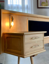 Load image into Gallery viewer, Mid-Century Beechwood Headboard