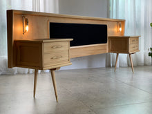 Load image into Gallery viewer, Mid-Century Beechwood Headboard