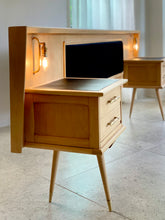 Load image into Gallery viewer, Mid-Century Beechwood Headboard
