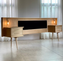Load image into Gallery viewer, Mid-Century Beechwood Headboard
