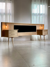 Load image into Gallery viewer, Mid-Century Beechwood Headboard