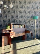 Load image into Gallery viewer, Imbuia Mid-Century Headboard