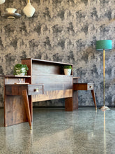 Load image into Gallery viewer, Imbuia Mid-Century Headboard