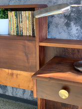Load image into Gallery viewer, Imbuia Mid-Century Headboard