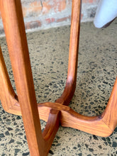 Load image into Gallery viewer, Mid-Century Glass Topped Side Table/s