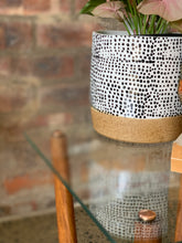 Load image into Gallery viewer, Mid-Century Glass Topped Side Table/s
