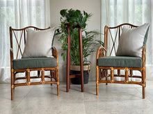 Load image into Gallery viewer, Pair of Occasional Cane Chairs