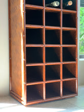 Load image into Gallery viewer, Vintage Cane Pigeon Hole Cabinet