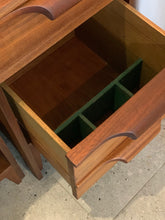 Load image into Gallery viewer, Retro Dresser, Mirror And Stool