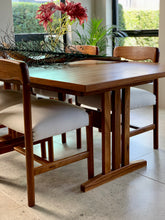 Load image into Gallery viewer, Mid-Century Kiaat Extendable Dining Table