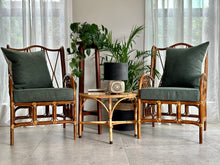 Load image into Gallery viewer, Pair of Occasional Cane Chairs