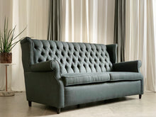 Load image into Gallery viewer, Vintage Wingback Couch