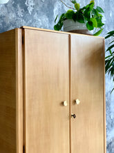 Load image into Gallery viewer, Mid Century oak Wardrobe