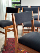 Load image into Gallery viewer, Set of 10 Kiaat Dining Chairs